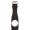 Bracelet en cuir marron Diode