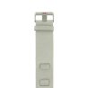 bracelet mach caprice en cuir blanc de 14 mm