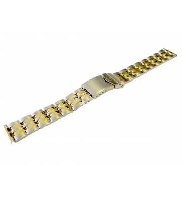Bracelet en métal bicolore avec une boucle déployante - 5031177xx