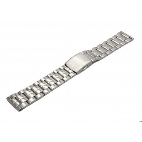 Bracelet métal  acier avec boucle déployante